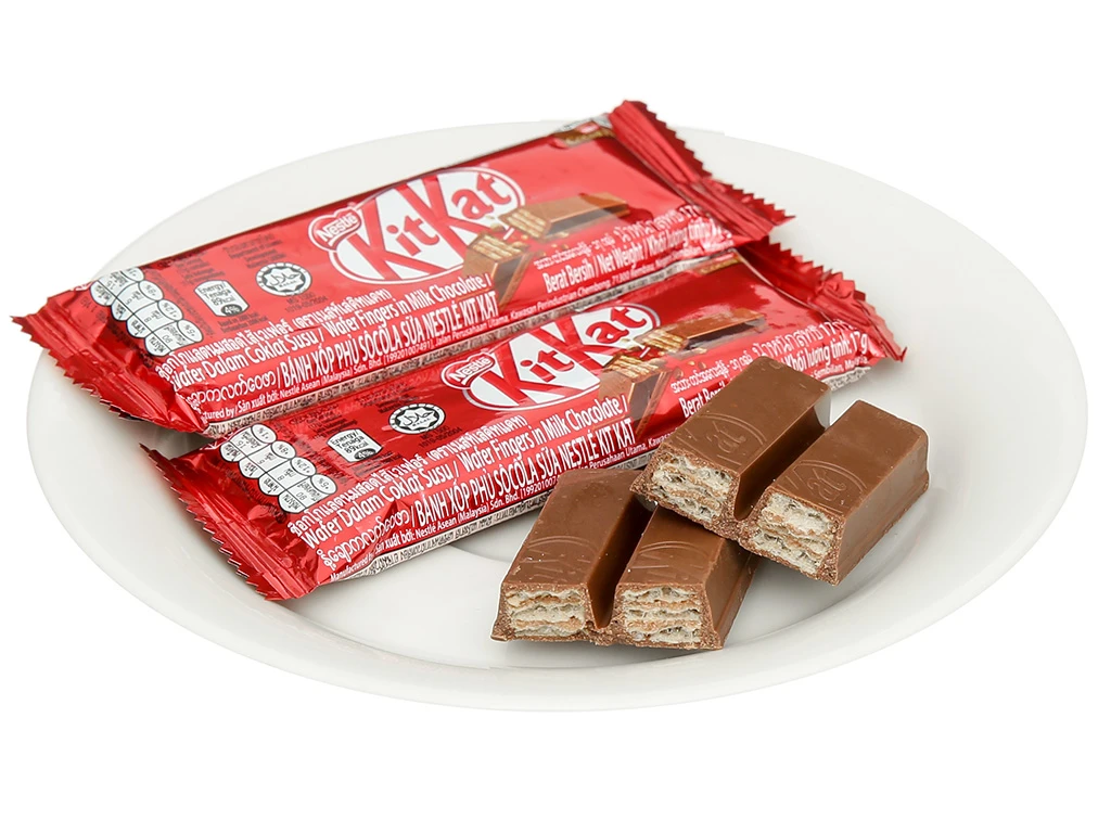 Bánh xốp socola KitKat gói 204g