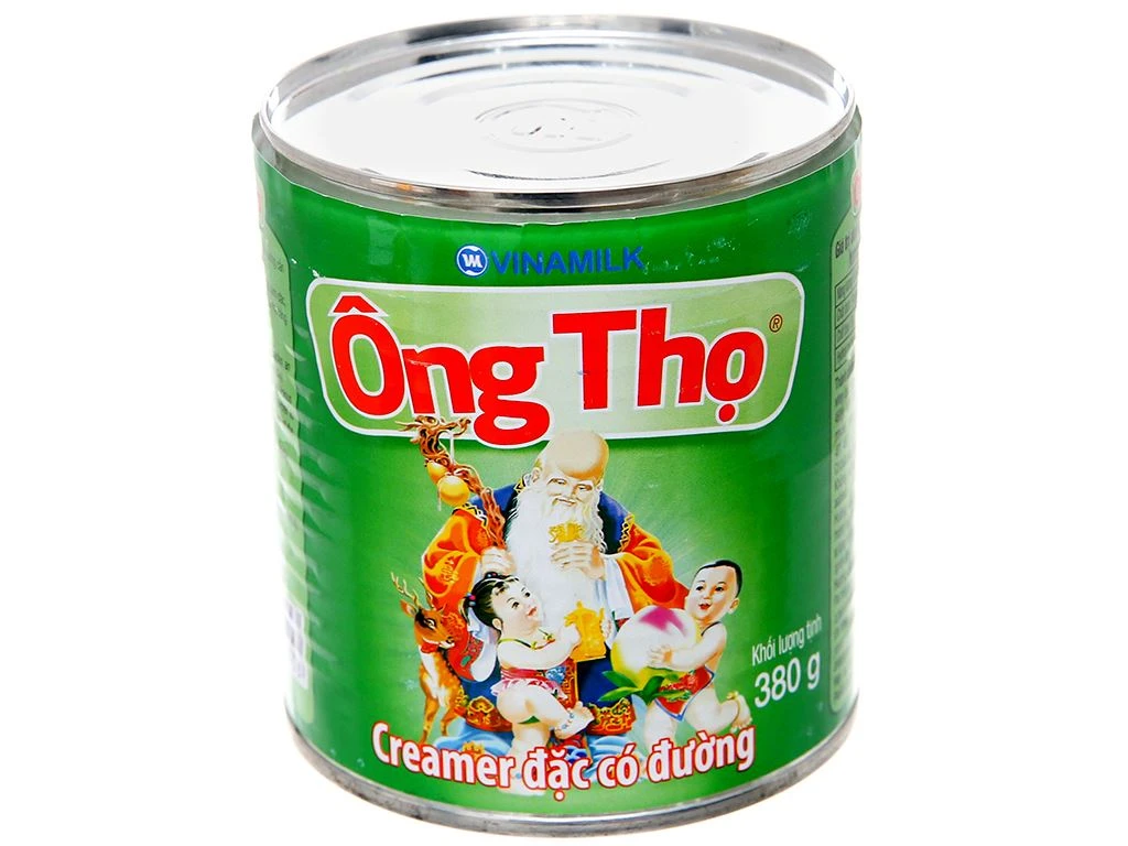 Sữa đặc có đường Ông Thọ Xanh lá lon 380g