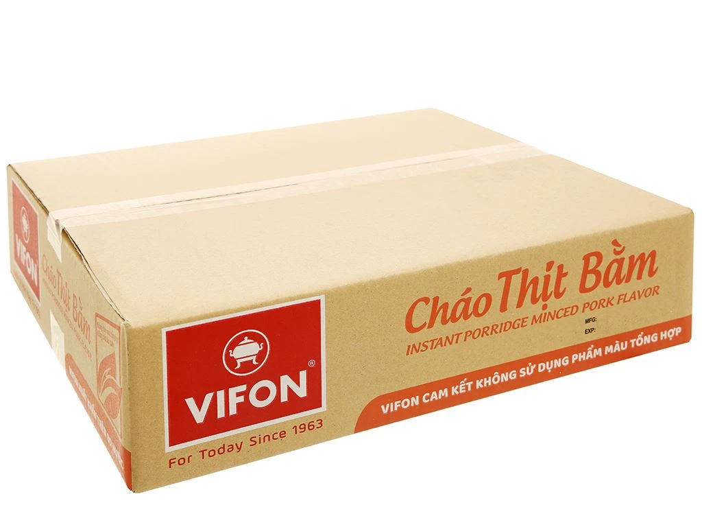 Thùng 50 gói cháo Vifon vị thịt bằm 50g