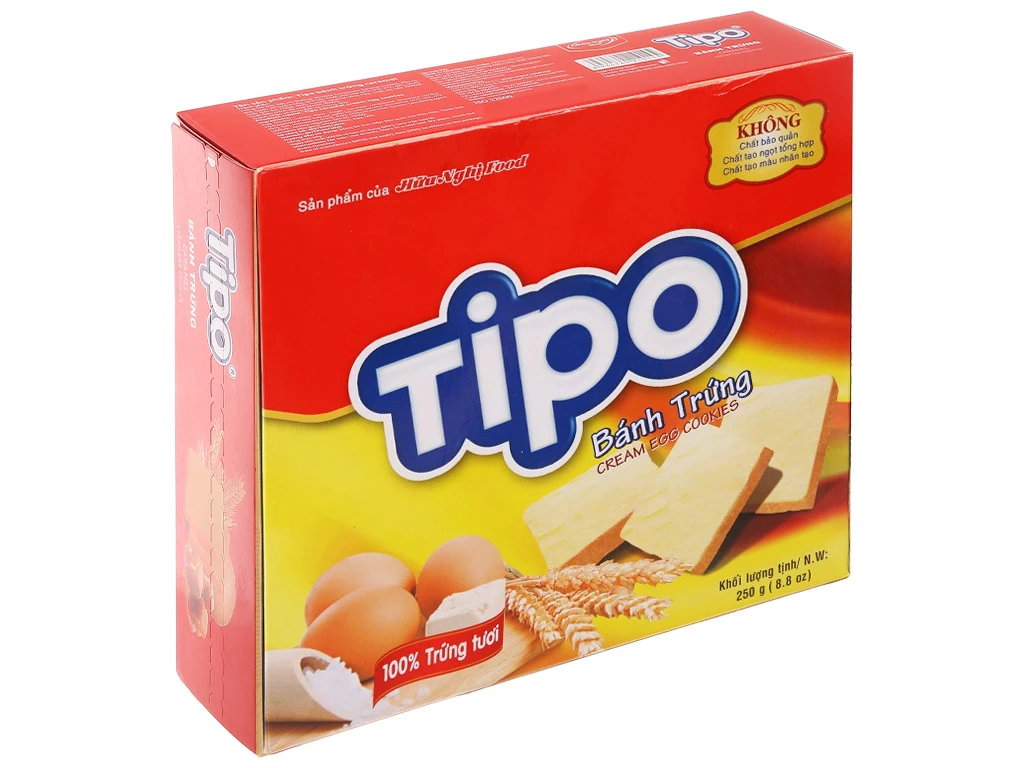 Bánh trứng Tipo hộp 250g